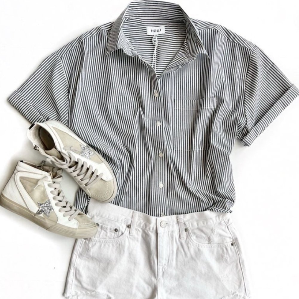 Pistola Cam top- sea stripe